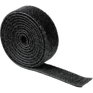 Hama 00020543 Klittenband kabelbinder Nylon Zwart flexibel (l x b) 1000 mm x 19 mm 1 stuk(s)