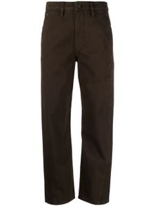 LEMAIRE pantalon droit à taille haute - Marron