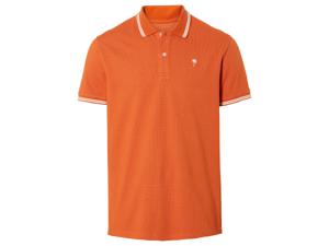 LIVERGY Heren polo (S (44/46), Oranje)