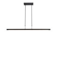 Masterlight Hanglamp eettafel - kantoor Real 3 130cm zwart 2976-81-S-P-DW