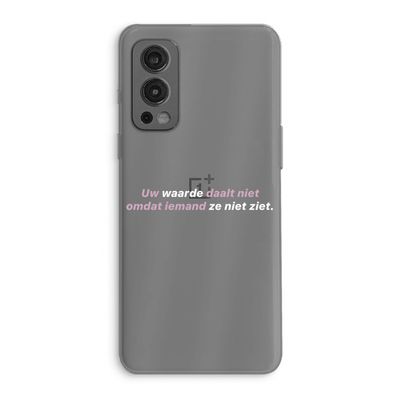 uw waarde daalt niet: OnePlus Nord 2 5G Transparant Hoesje