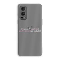 uw waarde daalt niet: OnePlus Nord 2 5G Transparant Hoesje