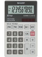 Citizen SH-ELW211GGY Calculator Sharp ELW211GGY Grijs Hand 10 Digit - thumbnail
