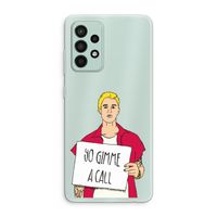 Gimme a call: Samsung Galaxy A52s 5G Transparant Hoesje