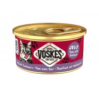 Voskes Jelly tonijn met zeebaars natvoer kat (24x85 g) 2 trays (48 x 85 g) - thumbnail