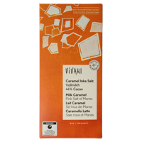 Chocolade melk car. zeezout kokosbloesemsuiker bio 80 Gram