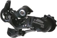 SRAM rear derail. "x5" 9-sp long cage b