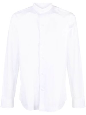 FURSAC chemise sans col à manches longues - Blanc