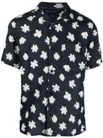 Tommy Hilfiger chemise Mono Flower en lin - Bleu - thumbnail