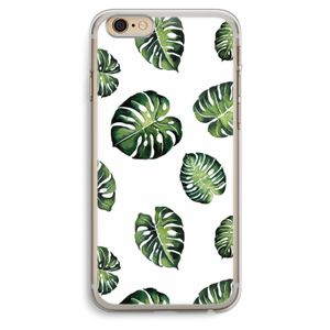 Tropische bladeren: iPhone 6 Plus / 6S Plus Transparant Hoesje