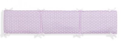 Interbaby bedbumper meisjes 40 x 185 polykatoen roze Interbaby bedbumper meisjes 40 x 185 polykatoen roze