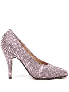 Maison Margiela escarpins Tabi 110 mm à ornements strassés - Rose