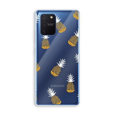 Ananasjes: Samsung Galaxy Note 10 Lite Transparant Hoesje