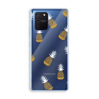 Ananasjes: Samsung Galaxy Note 10 Lite Transparant Hoesje