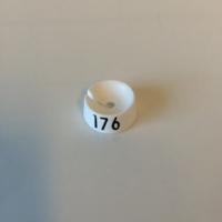 MB wit/zwart 176 voor op kledinghanger