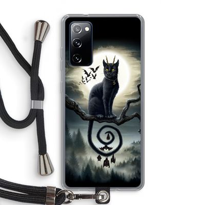 Moonlight Companions: Samsung Galaxy S20 FE / S20 FE 5G Transparant Hoesje met koord