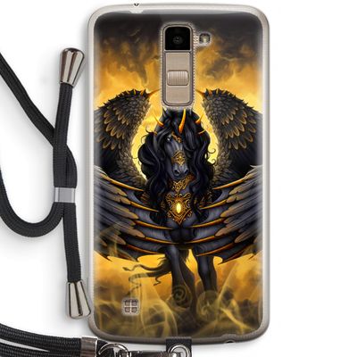 Pegasus: LG K10 (2016) Transparant Hoesje met koord
