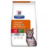 Hill&apos;s Prescription Diet C/D Multicare Stress Urinary + Metabolic kattenvoer met kip 1,5 kg