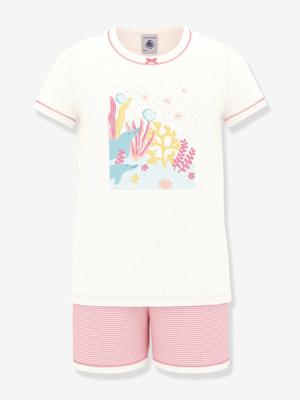 Pyjama short slipjes for girls wit