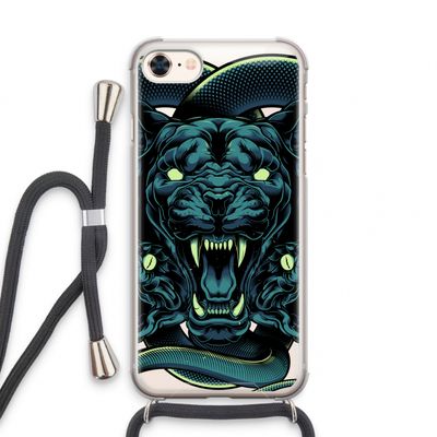 Cougar and Vipers: iPhone 7 Transparant Hoesje met koord