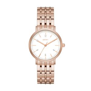 DKNY horlogeband NY2504 Staal Rosé 18mm