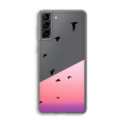 Fly away: Samsung Galaxy S21 Plus Transparant Hoesje