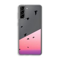 Fly away: Samsung Galaxy S21 Plus Transparant Hoesje