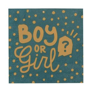 Gender Reveal Servetten Boy or Girl (20st)
