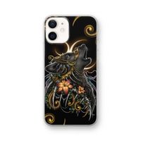 Huilende Wolf: iPhone 12 Transparant Hoesje