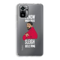 Sleigh Bells Ring: Xiaomi Redmi Note 10S Transparant Hoesje