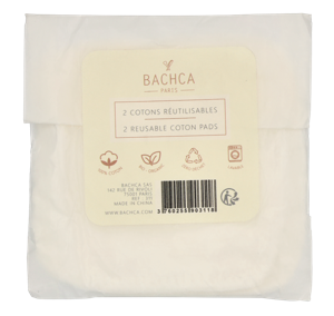 Bachca Paris Reusable Makeup Remover Pads Set 2 stuk Make-up verwijderaar en reiniger 2 pc