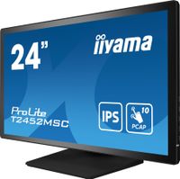 iiyama ProLite T2452MSC-B1 computer monitor 60,5 cm (23.8") 1920 x 1080 Pixels Full HD LCD Touchscreen Multi-gebruiker Zwart - thumbnail