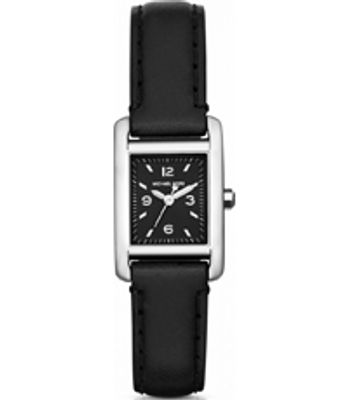 Horlogeband Michael Kors MK2414 Leder Zwart 14mm
