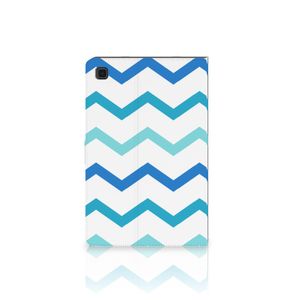 Samsung Galaxy Tab A7 (2020) Tablet Hoes Zigzag Blauw