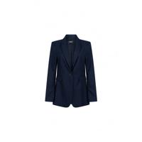 Jansen Amsterdam - Dark blue denim | Dames | Blazer | dark blue denim | 42 | regular | Kamst mode