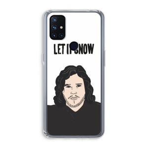 Let It Snow: OnePlus Nord N10 5G Transparant Hoesje