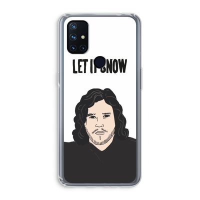 Let It Snow: OnePlus Nord N10 5G Transparant Hoesje