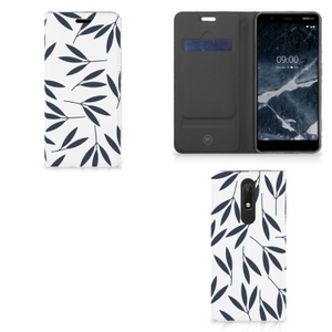 Nokia 5.1 (2018) Smart Cover Leaves Blue