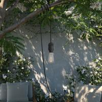 Hanglamp buiten 5 meter E27 IP65