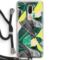 Fantasie jungle: OnePlus 6 Transparant Hoesje met koord