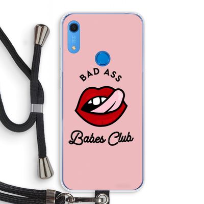 Badass Babes Club: Huawei Y6s Transparant Hoesje met koord