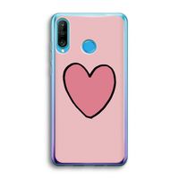 Hartje: Huawei P30 Lite Transparant Hoesje
