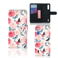 Xiaomi Mi 9 Lite Hoesje Butterfly Roses - thumbnail