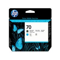 SB HP C 9404 A printkop matzwart en cyaan No. 70