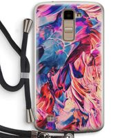 Pink Orchard: LG K10 (2016) Transparant Hoesje met koord