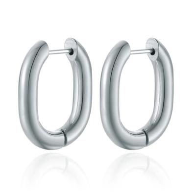 Heren Oorbellen LGT JWLS Geometric shape 2 - Zilver