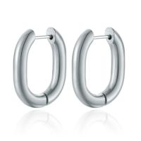 Heren Oorbellen LGT JWLS Geometric shape 2 - Zilver
