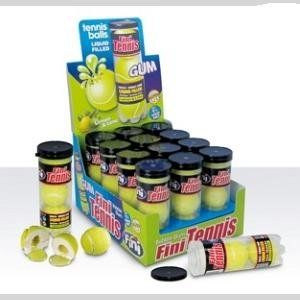 Fini Fini Tennisbal Kauwgom Koker 12 Stuks