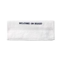 Captain&apos;s Collection Gastendoekje Welcome On Board Geborduurd 30 X 50 Cm Wit Default