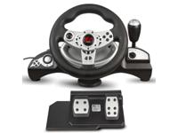 NanoRS RS700 game controller Zwart, Zilver USB Stuur Analoog/digitaal Android, Nintendo Switch, PC, PlayStation 4, Playstation 3, Xbox One
